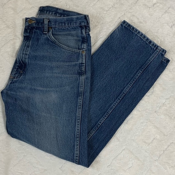 Wrangler Rough Wear Relaxed Fit Straight Leg Mens Jeans 36 x 32 - Picture 1 of 11